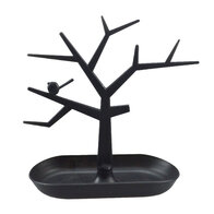 Jewelry tree black with bowl