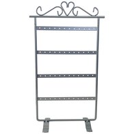 Earring rack - White 16x9x30.5 cm - Store 24 pairs of earrings