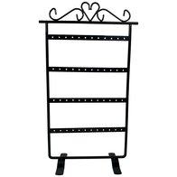 Earrings rack black (24 pairs)