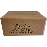 Grip bags 70x100 mm / 1000 pieces - 50 micron