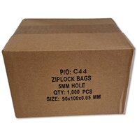 Grip bags 90x100 mm / 1000 pieces - 50 micron