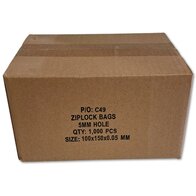 Grip bags 100x150 mm / 1000 pieces - 50 micron